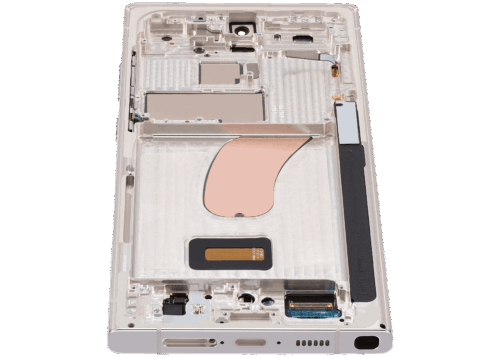 Écran OLED avec cadre pour Samsung Galaxy S23 Ultra (États-Unis et international) (Remis à neuf) (Crème) – Image 8
