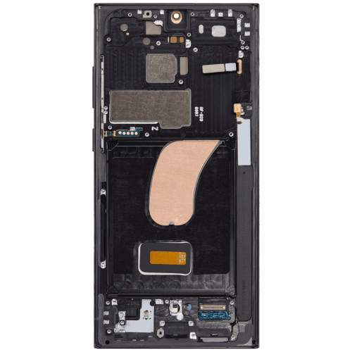 OLED Assembly With Frame For Samsung Galaxy S23 Ultra (US & International) (Refurbished) (Graphite / Red) – Image 5