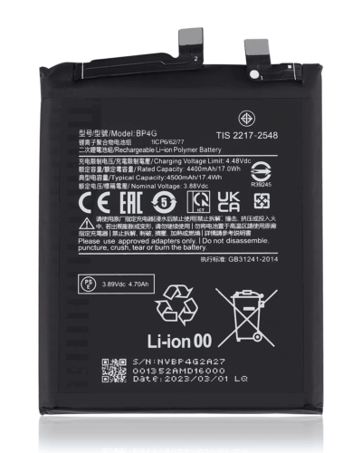 Batterie de remplacement pour Xiaomi 13 (BP4G)