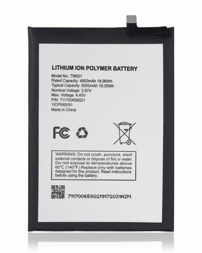 Replacement Battery For T-Mobile Revvl 6 Pro / Revvl 6X Pro 5G / Revvl V+ 5G / Boost Mobile Celero 5G Plus (2023) (TM001)
