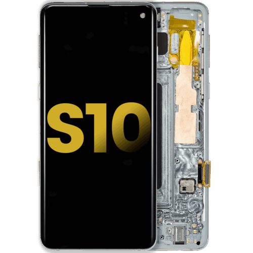 Bloc écran OLED avec cadre pour Samsung Galaxy S10 (reconditionné) (Prism Green) – Image 3