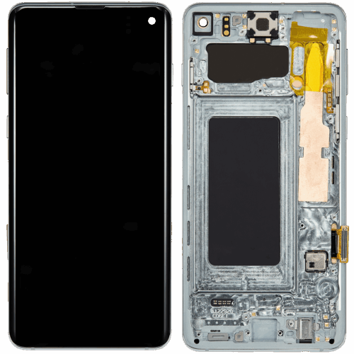 Bloc écran OLED avec cadre pour Samsung Galaxy S10 (reconditionné) (Prism Green) – Image 2