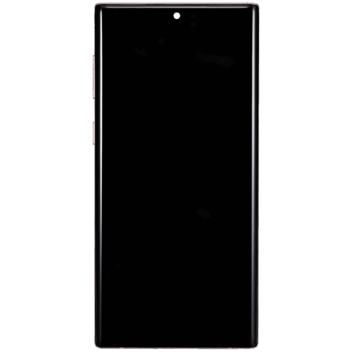 OLED Assembly With Frame For Samsung Galaxy Note 10 (Refurbished) (Aura Glow / Silver) – Image 3
