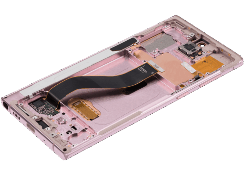 OLED Assembly With Frame For Samsung Galaxy Note 10 (Refurbished) (Aura Glow / Silver) – Image 6