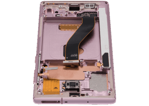 OLED Assembly With Frame For Samsung Galaxy Note 10 (Refurbished) (Aura Glow / Silver) – Image 8