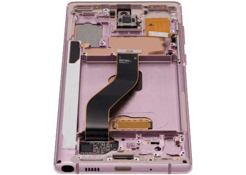 OLED Assembly With Frame For Samsung Galaxy Note 10 (Refurbished) (Aura Glow / Silver) – Image 7