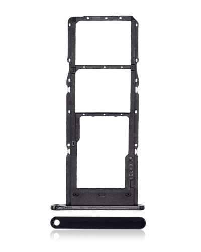 Dual Sim Card Tray For Samsung Galaxy A14 (A145F) (Black)
