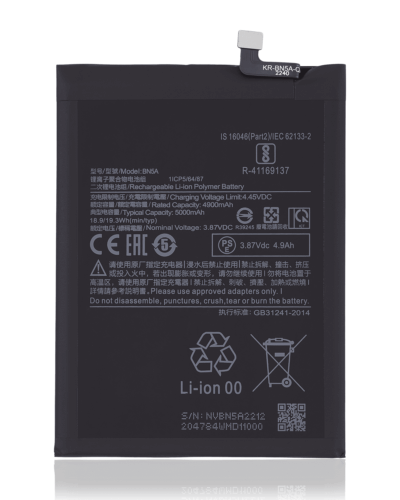 Replacement Battery For Xiaomi Poco M3 Pro 5G / Redmi Note 11 4G / Redmi Note 10 5G / Redmi Note 10T 5G / Redmi 10 (2022) / Redmi Note 11SE (BN5A)