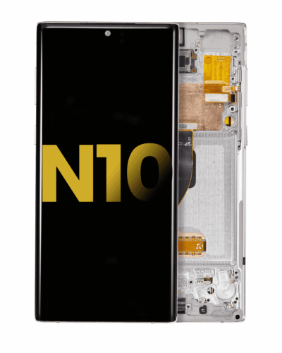 OLED Assembly With Frame For Samsung Galaxy Note 10 (Refurbished) (Aura White)