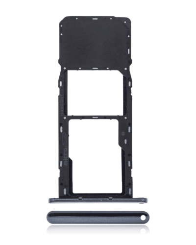 Single Sim Card Tray For LG K51 (K500MM) (Black)