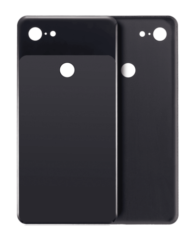 Back cover Glass For Google Pixel 3 XL (Just Black) – Image 6