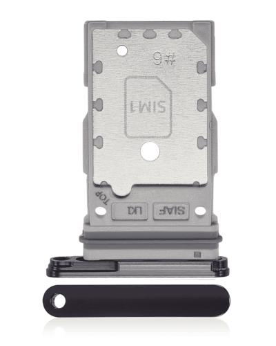 Dual Sim Card Tray For Samsung Galaxy S23 5G / S23 Plus 5G (Phantom Black)