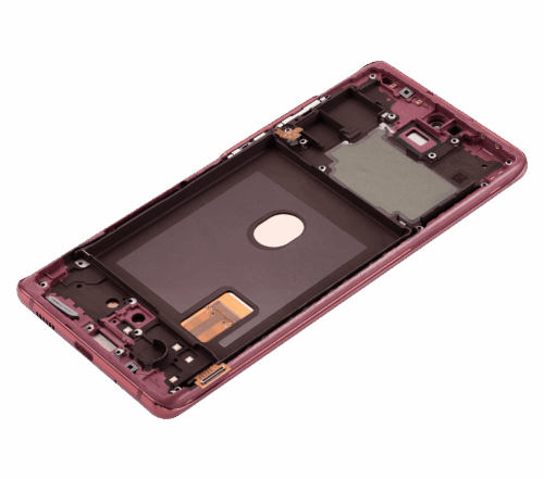 Écran OLED avec cadre pour Samsung Galaxy S20 FE 4G/5G (reconditionné) (rouge nuage) – Image 6
