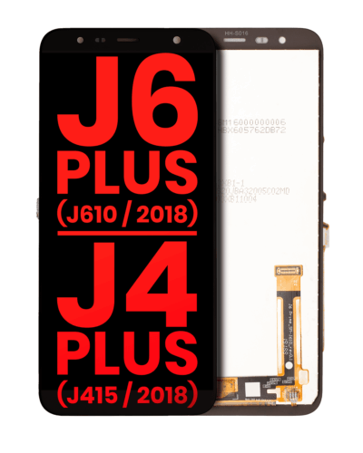 Écran LCD complet sans cadre pour Samsung Galaxy J6 Plus (J610 / 2018) / J4 Plus (J415 / 2018) (compatible qualité supérieure) (noir)