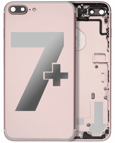Coque arrière avec petits composants préinstallés pour iPhone 7 Plus (Pièce d'origine d'occasion: Grade A) (Or rose)
