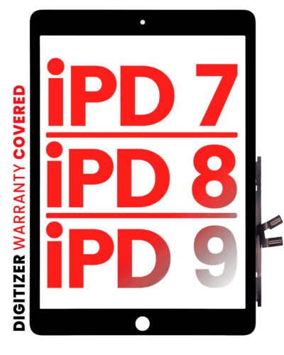 Digitizer For iPad 7 (2019) / iPad 8 (2020) / iPad 9 (2021) (Aftermarket Pro: XO7) (Black) – Image 5