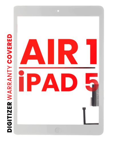 Digitizer For iPad Air 1 / iPad 5 (2017) (Home Button Pre-Installed For iPad Air 1) (Aftermarket Pro: XO7) (White) – Image 7