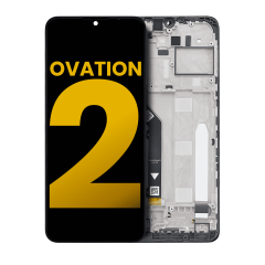 Écran LCD complet avec cadre pour Cricket Ovation 2 (reconditionné) (toutes couleurs)