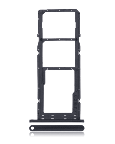 Dual Sim Card Tray For Samsung Galaxy A02S (A025 / 2020) / A03 (A035 / 2021) (Black)