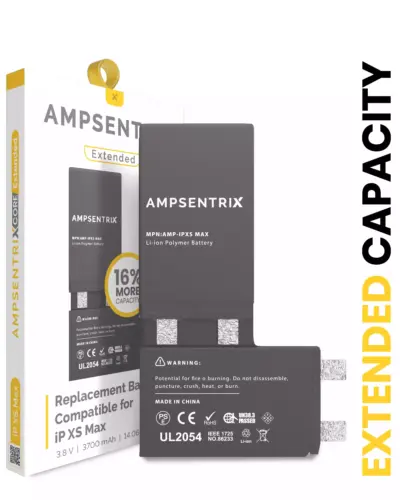 Batterie de remplacement pour iPhone XS Max (soudure par points requise) (AmpSentrix Core étendu) – Image 4