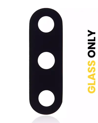 Back Camera Lens (Glass Only) With Adhesive For Samsung Galaxy M30 (M305 / 2019) (Black)