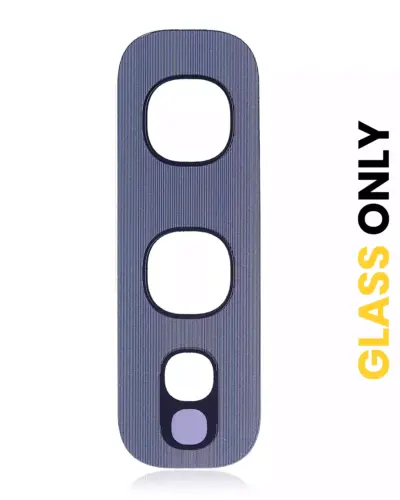 Lentille de caméra arrière (verre uniquement) avec adhésif pour Samsung Galaxy S10E (bleu prismatique) (lot de 10)