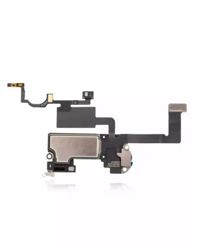 Earpiece Speaker With Proximity Sensor Cable For iPhone 12 / 12 Pro (Warning: Soldering Required For Face ID Functionality) (Premium)