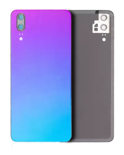 Back cover Glass With Camera Lens For Huawei P20 (Aurora)