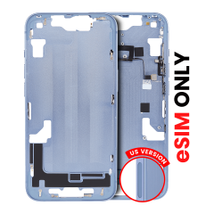 Mid-cadre châssis W/ Small Parts pour iPhone 14 Plus (US Version) (compatible qualité supérieure) (bleu)