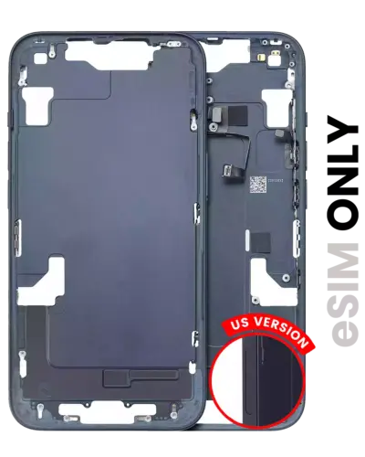 Mid-cadre châssis W/ Small Parts pour iPhone 14 (US Version) (Used OEM Pull: Grade C) (minuit)