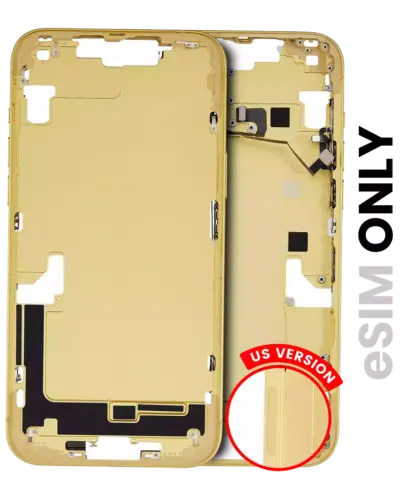 Mid-cadre châssis W/ Small Parts pour iPhone 14 Plus (US Version) (Used OEM Pull: Grade C) (jaune) – Image 11