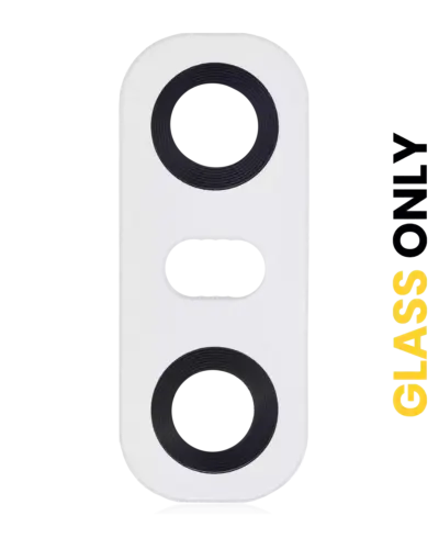 Back Camera Lens (Glass Only) With Adhesive For LG G6 (Mystic White)