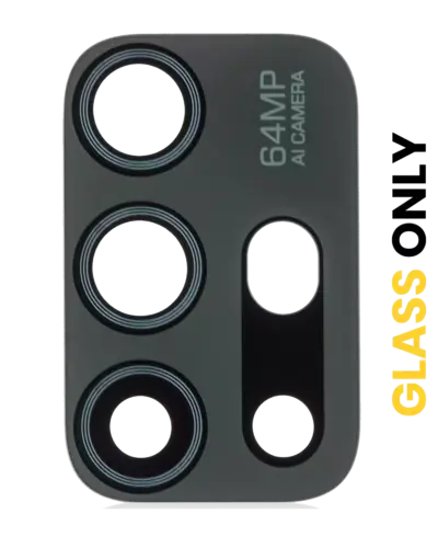 Back Camera Lens (Glass Only) With Adhesive For Motorola Moto G30 (XT2129 / 2021) (Phantom Black)