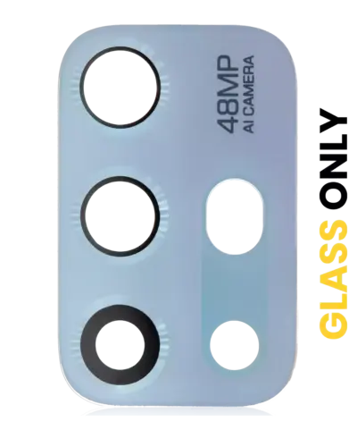 Back Camera Lens (Glass Only) With Adhesive For Motorola Moto G20 (XT2128 / 2021) (Breeze Blue)