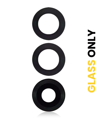 Back Camera Lens (Glass Only) With Adhesive For Motorola Moto G60S (XT2133 / 2021) (3 Piece Set)