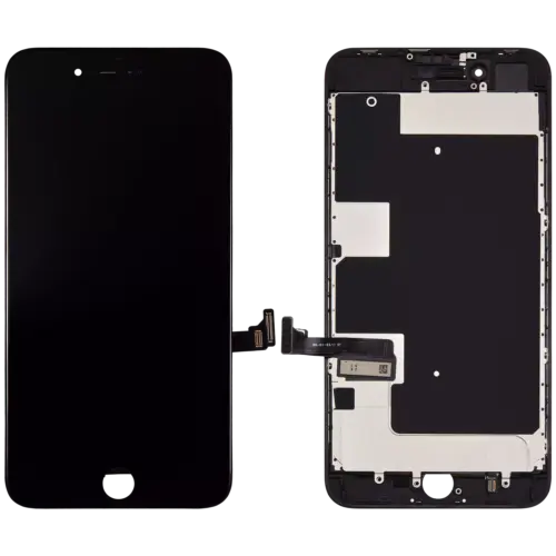 LCD Assembly With Steel Plate For iPhone 8 Plus (Aftermarket) (Black) – Image 2