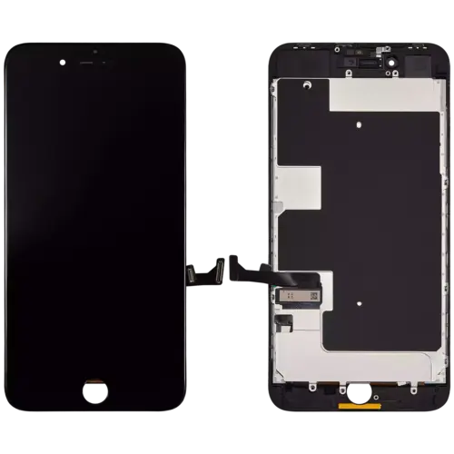 Écran LCD complet avec Steel Plate pour iPhone 8 Plus (Aftermarket: AQ7) (noir) – Image 2