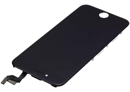 Écran LCD avec plaque en acier pour iPhone 6S (reconditionné) (noir) – Image 4