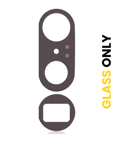 Back Camera Lens (Glass Only) With Adhesive For Google Pixel 7 Pro (2 Piece Set)