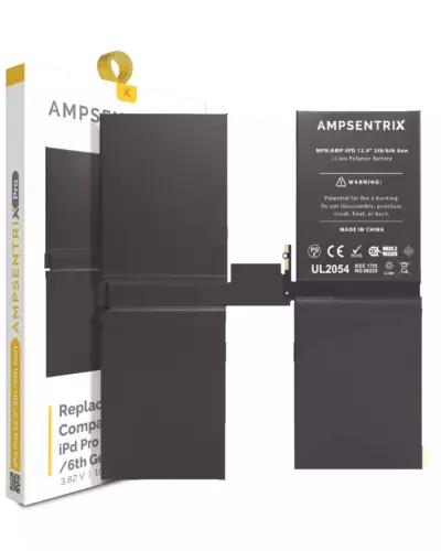 Replacement Battery For iPad Pro 12.9" 5th Gen (2021) / 6th Gen (2022) (AmpSentrix Pro)