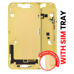 Mid-cadre châssis W/ Small Parts pour iPhone 14 Plus (EU / Global Version) (compatible qualité supérieure) (jaune)