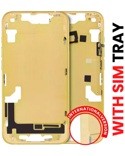 Mid-cadre châssis W/ Small Parts pour iPhone 14 (EU / Global Version) (compatible qualité supérieure) (jaune) – Image 12