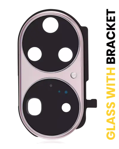 Back Camera Lens With Bracket For Huawei P50 Pro (Charm Pink)