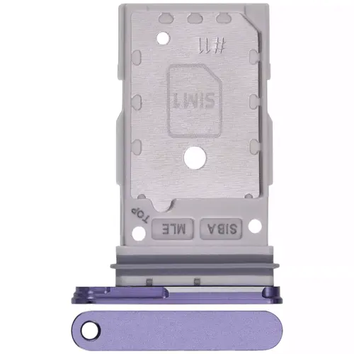 Dual Sim Card Tray For Samsung Galaxy S24 5G / S24 Plus 5G (Cobalt Violet)