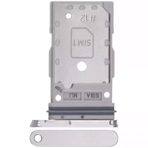 Dual Sim Card Tray For Samsung Galaxy S24 5G / S24 Plus 5G (Marble Gray)