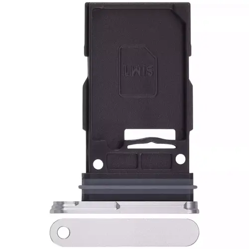 Single Sim Card Tray For Samsung Galaxy S24 5G / S24 Plus 5G (Marble Gray)