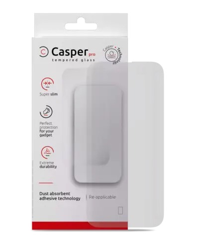 Casper Pro Tempered Glass For iPhone 16 Pro / 17 / 17 Pro (Retail Pack) (Matte)