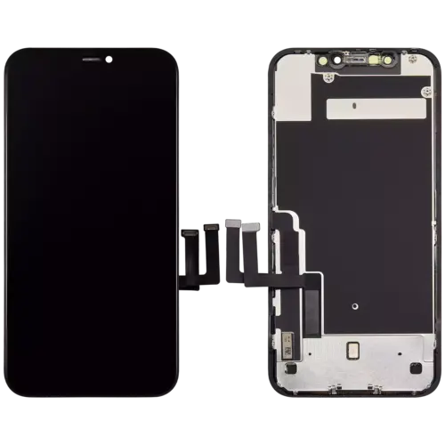 Écran LCD avec plaque en acier préinstallée pour iPhone 11 (Pièce de rechange : AQ7 / Incell) – Image 2