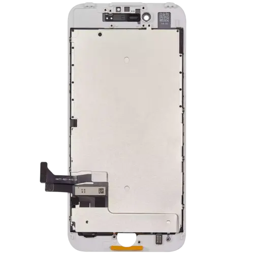 Écran LCD avec plaque en acier pour iPhone 7 (Pièce de rechange : AQ7) (Blanc) – Image 3