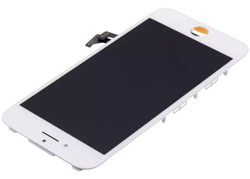 Écran LCD avec plaque en acier pour iPhone 7 (Pièce de rechange : AQ7) (Blanc) – Image 4